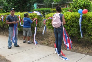 hanging banners