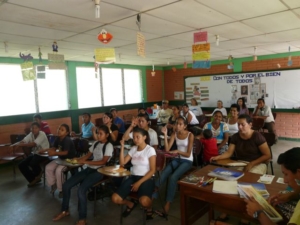 Students in classroom