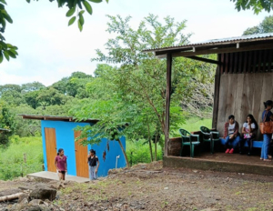 Bathrooms are near community cebnter